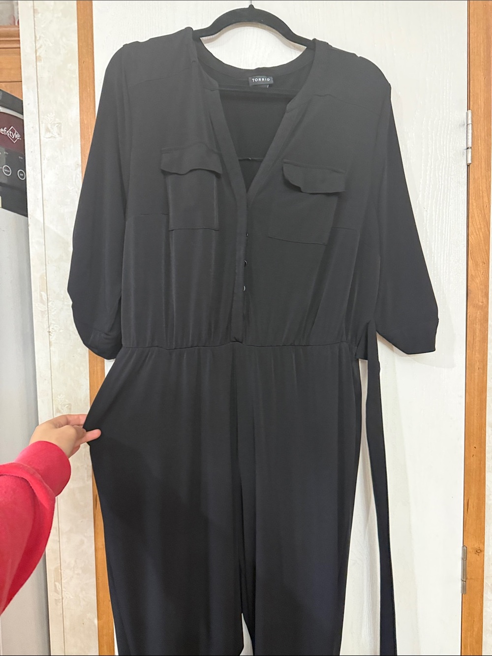 torrid Black Utility-Style Jumpsuit